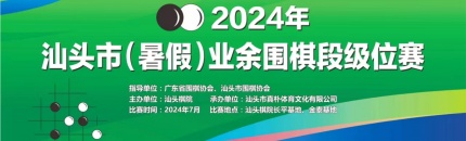 金泰赛区级位组第四轮对阵表 | 2024年汕头市（暑假）业余围棋段级位赛